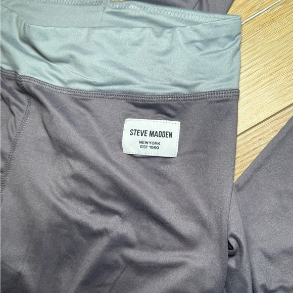 Steve Madden Gray and Light Blue Activewear Set comfy new without tags small - Picture 3 of 6